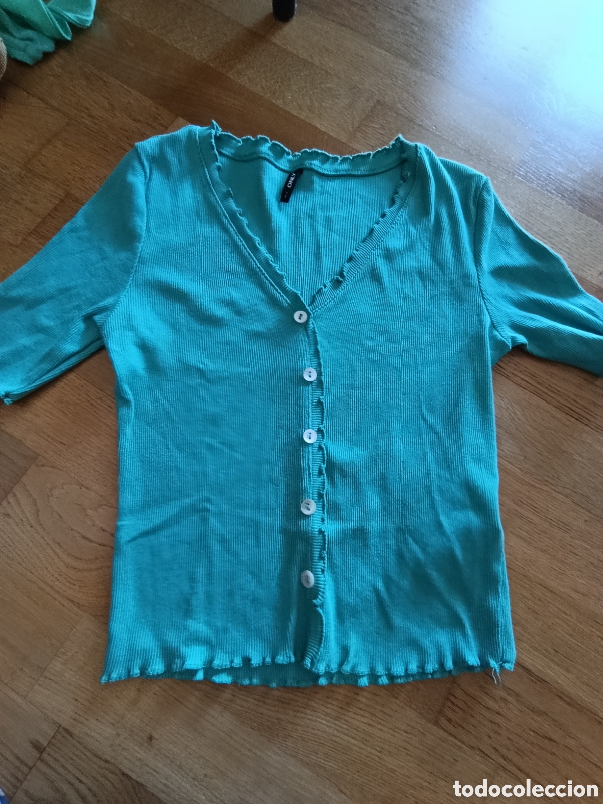 Segunda mano: Jersey de verano en tonos verde esmeralda