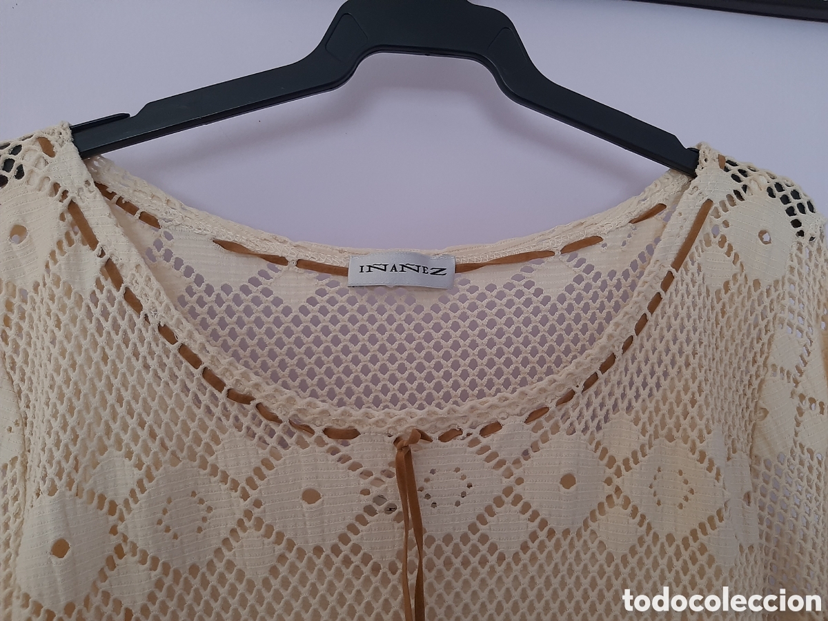 Segunda mano: Jersey calado beis con top - Foto 3