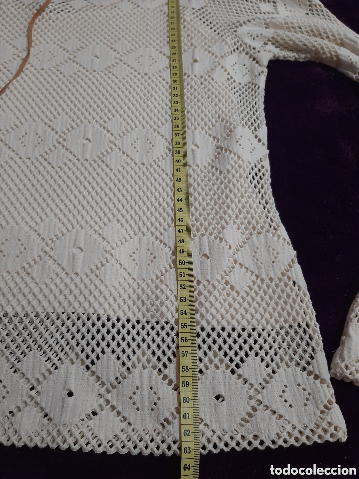 Segunda mano: Jersey calado beis con top - Foto 8