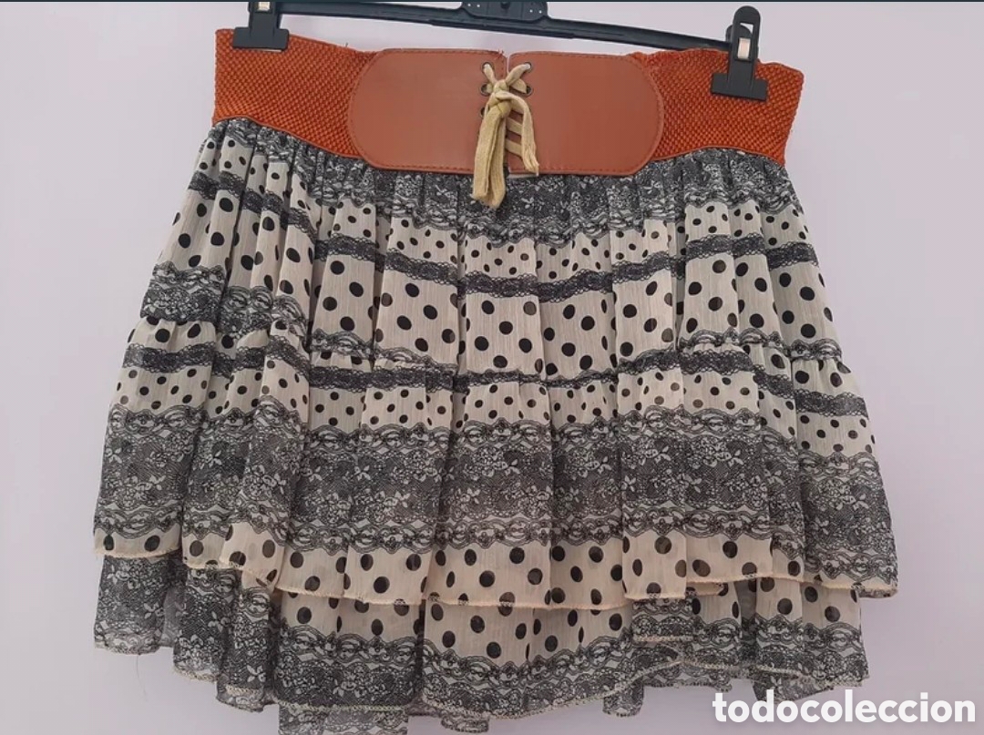 Segunda mano: Mini falda estampada. Cintura el&aacute;stica