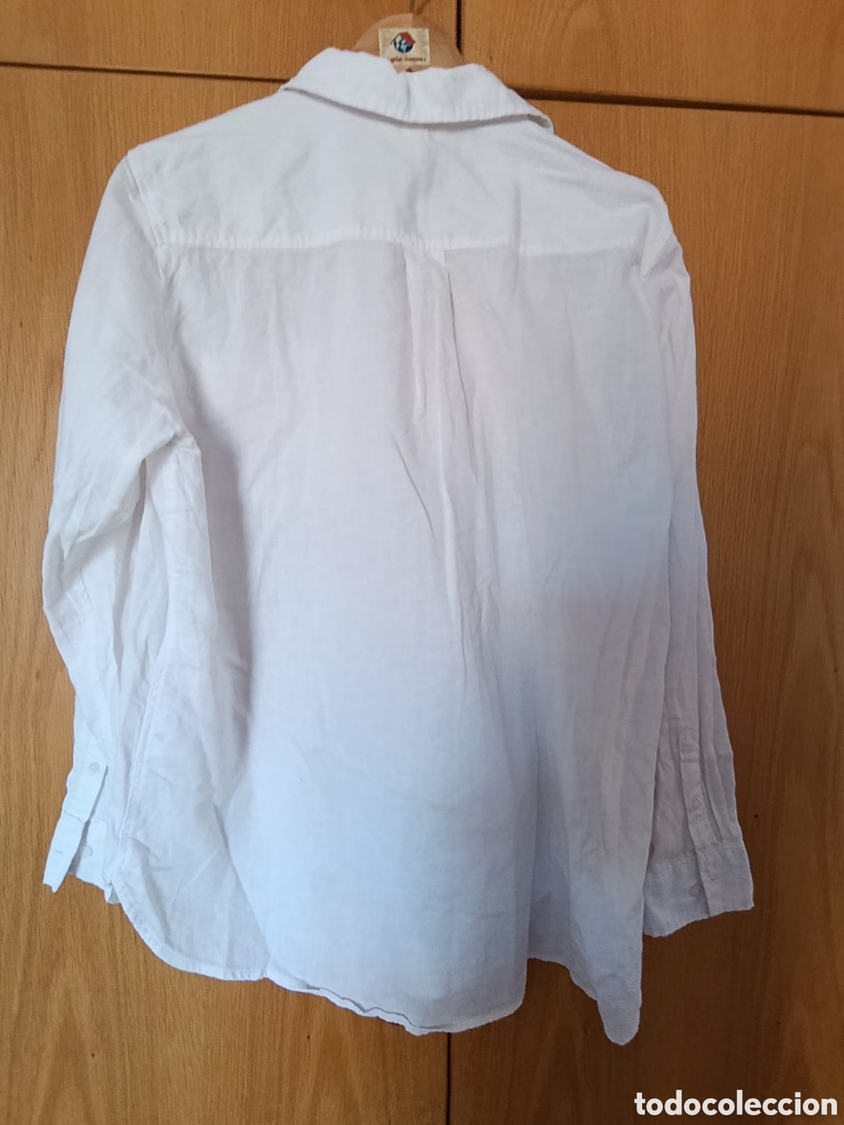Segunda mano: Camisa blanca lino 100x100