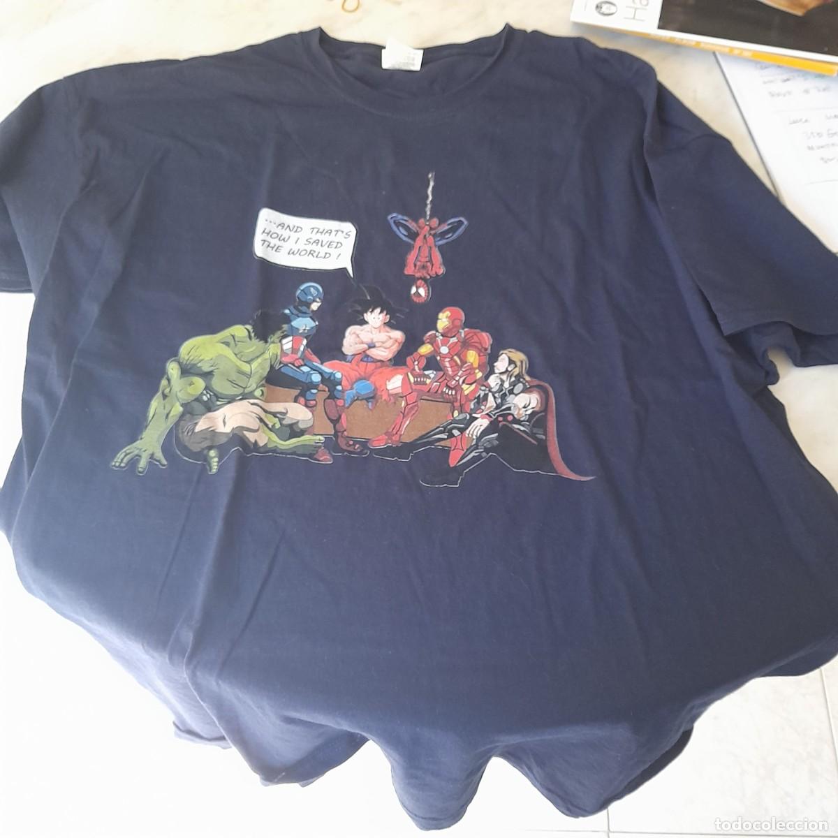 Segunda mano: CAMISETA GOKU SUPERHEROES NUEVA (sin usar) TALLA 2XL FRUIT OF THE LOOM