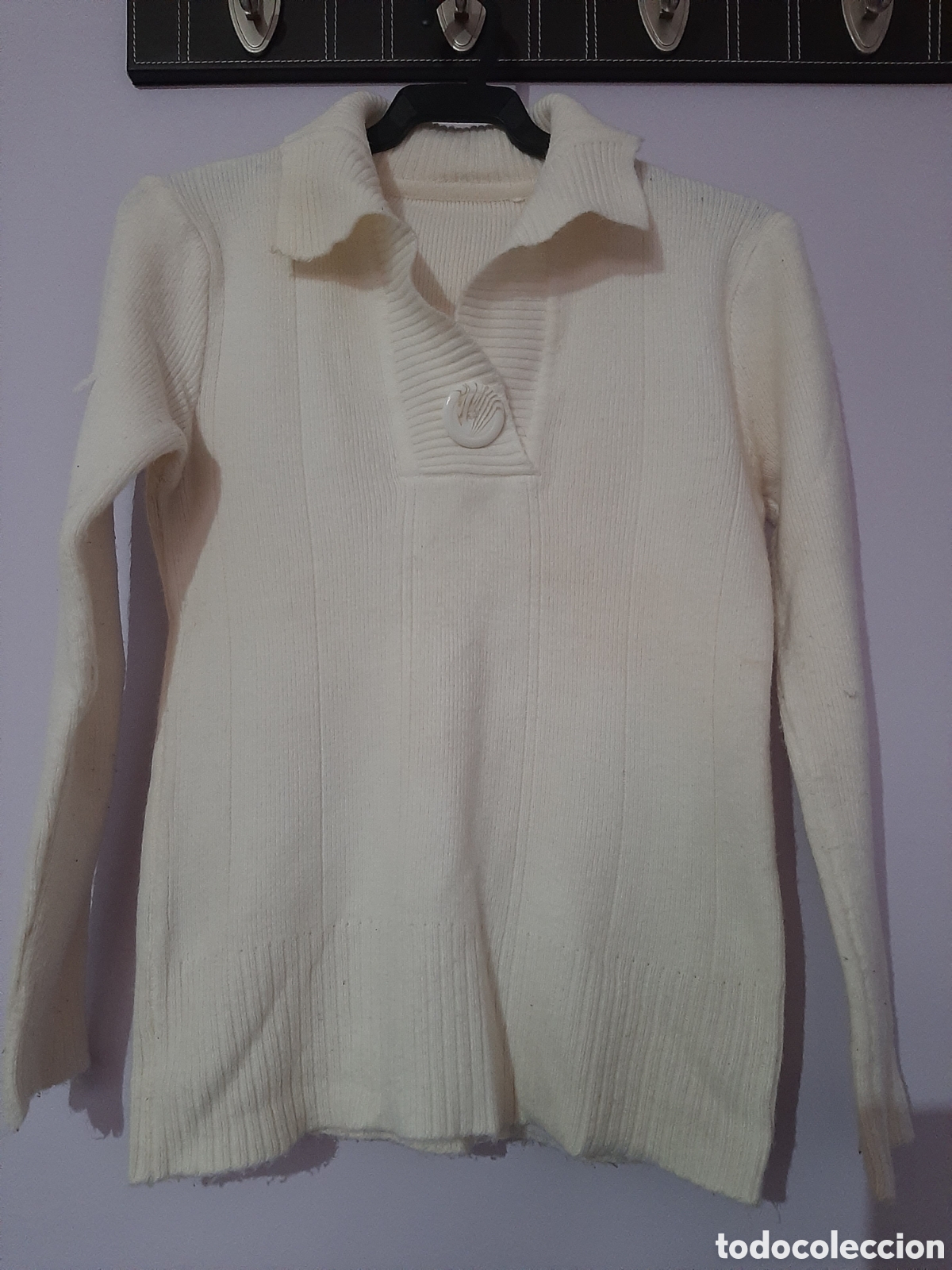 Segunda mano: Jersey de lana en color crudo