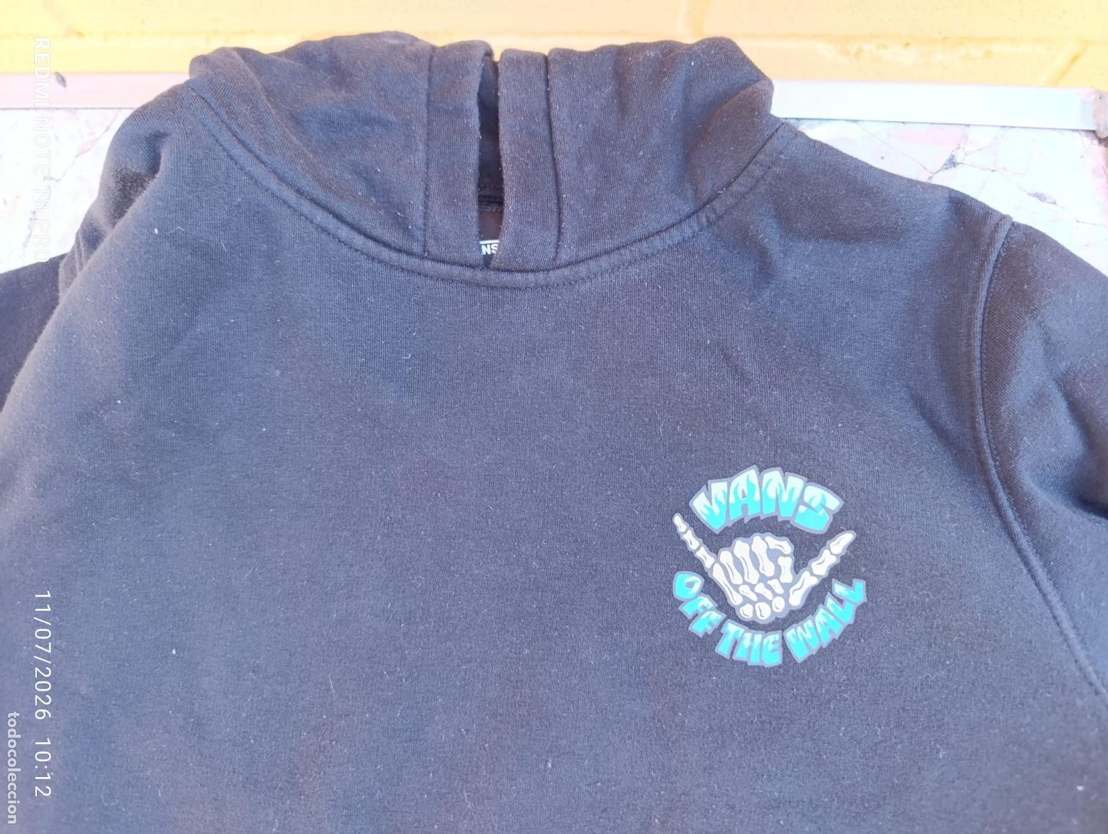 Segunda mano: SUDADERA VANS OFF THE WALL.