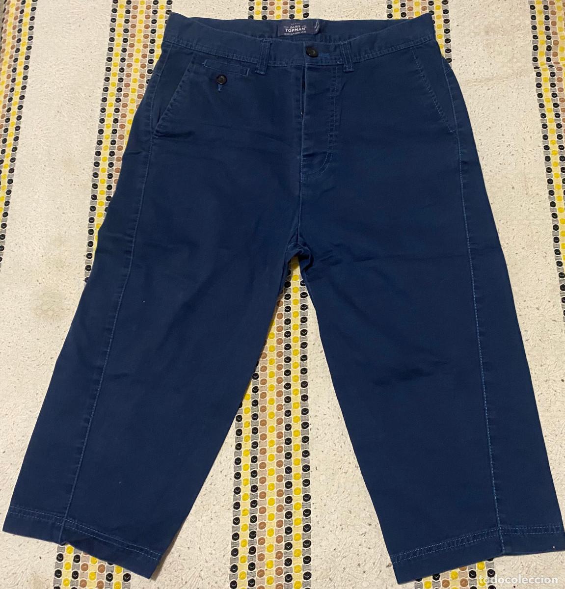 Segunda mano: Pantalones cortos para hombre tipo pirata marca Topman. Talla 30 US 39 EU. Originales. Buen estado.