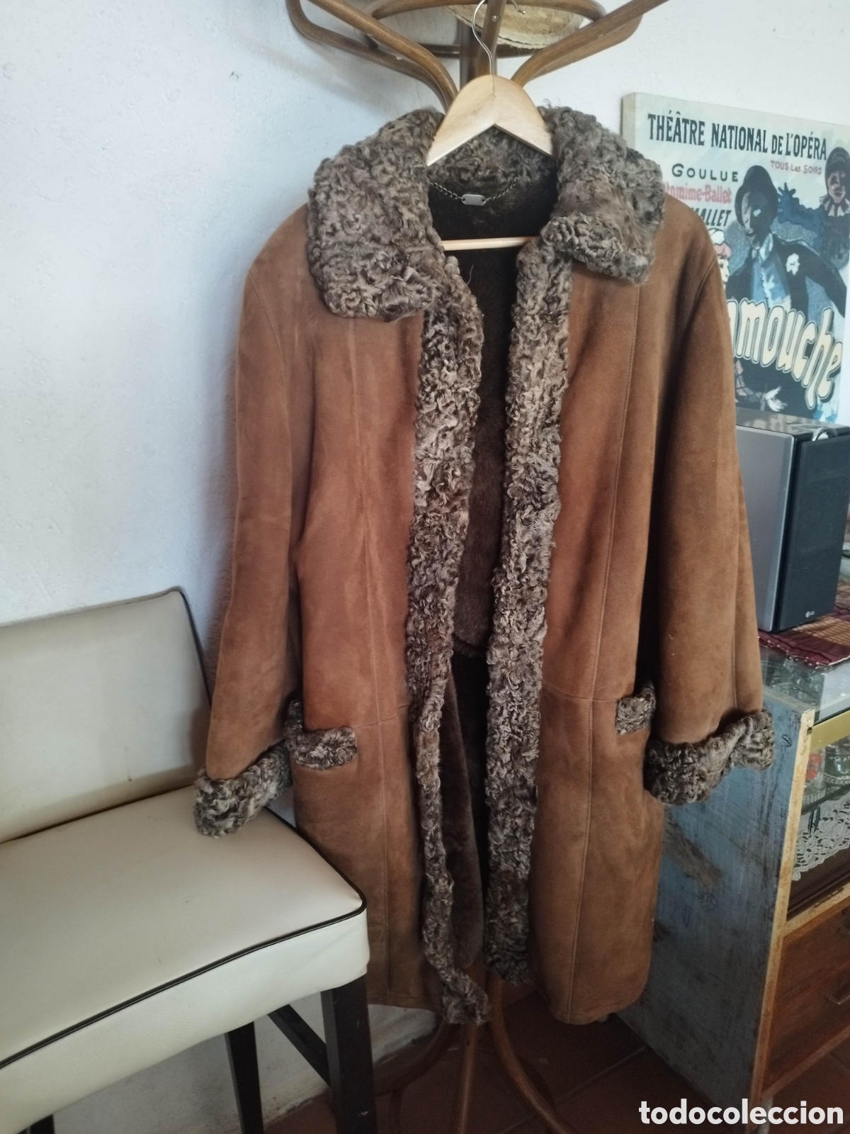 Segunda mano: Abrigo Vintage de Piel Shearling / Doble Faz - Modes Serrano