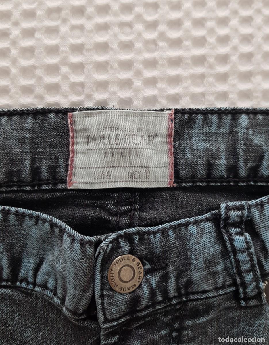 Segunda mano: Pantal&oacute;n pitillo vaquero azul Pull&Bear - Foto 5