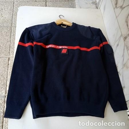 Segunda mano: Equipamiento de sudadera y jersey de Sapeur Pompiers bomberos franceses,