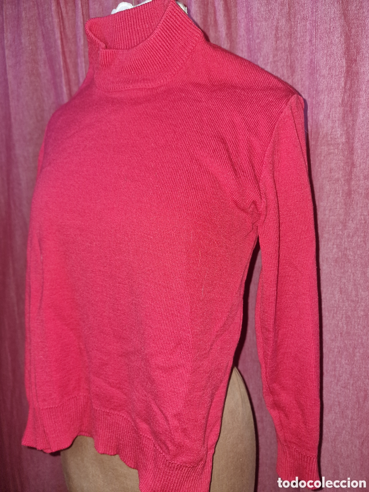 Segunda mano: Bonito jersey de manga larga mujer,rojo talla m