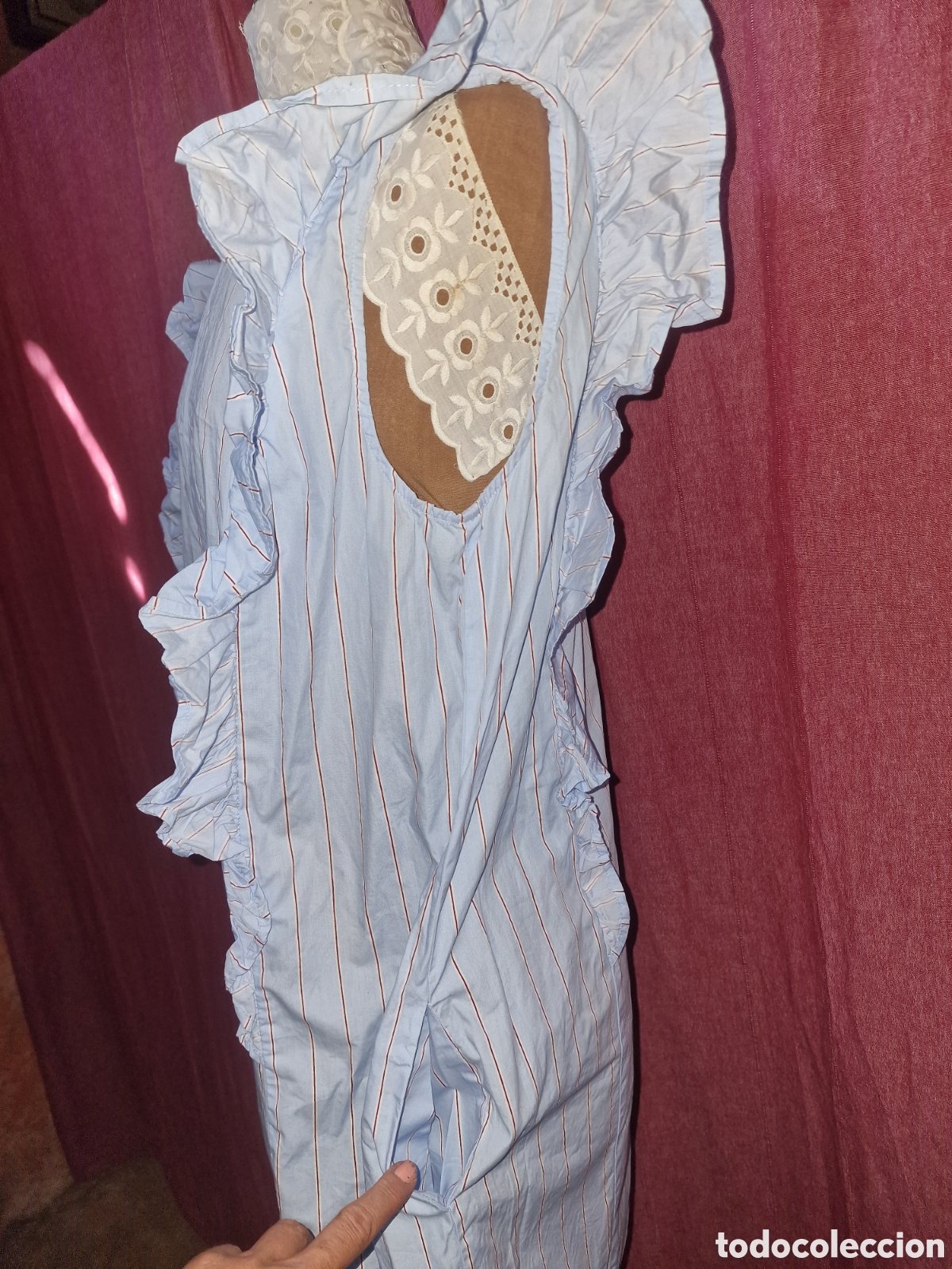Segunda mano: Bonito vestido sin mangas,100x100 algod&oacute;n,con bolsillos