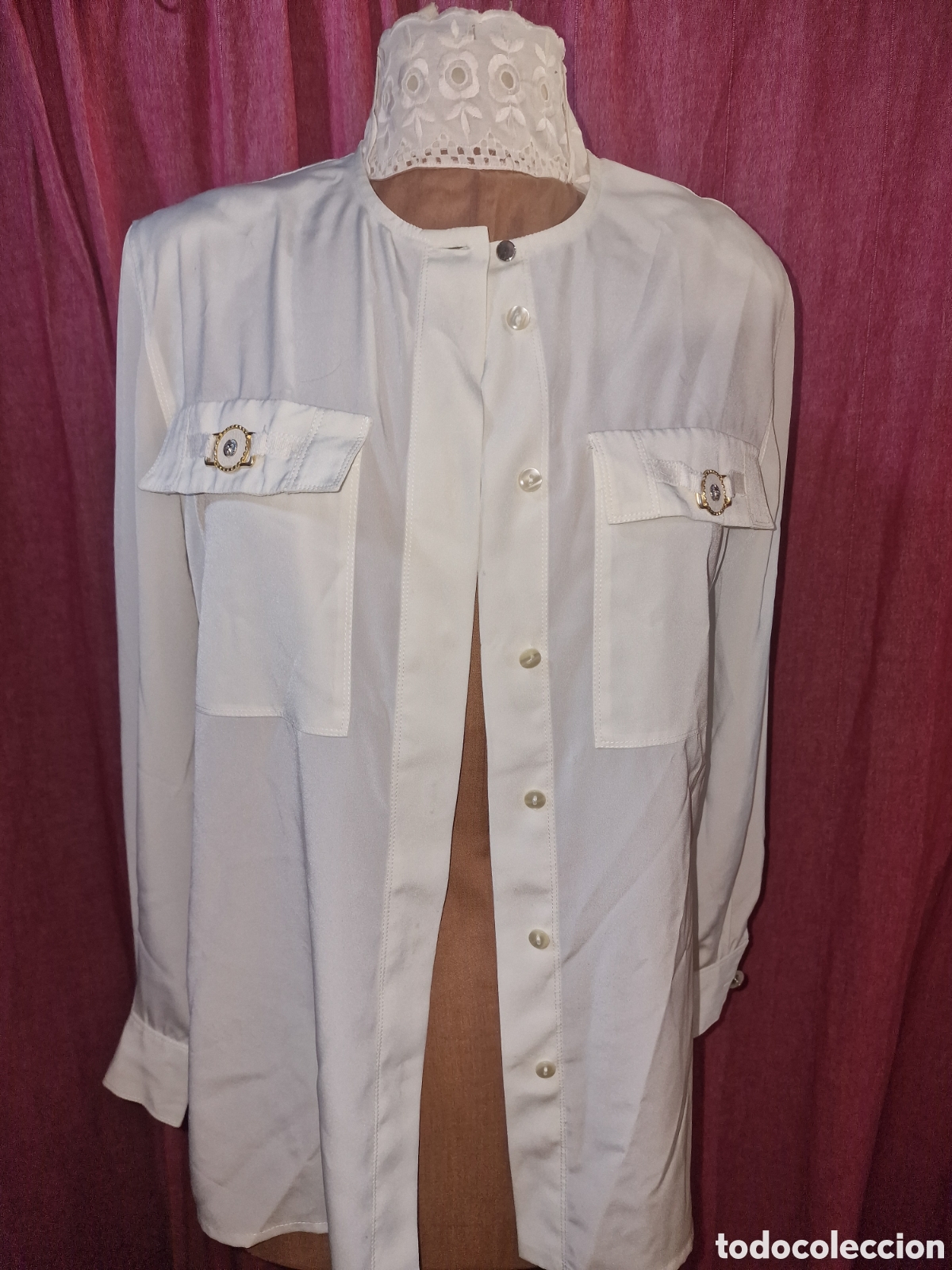 Segunda mano: Elegante blusa mujer,marca simorra talla 42