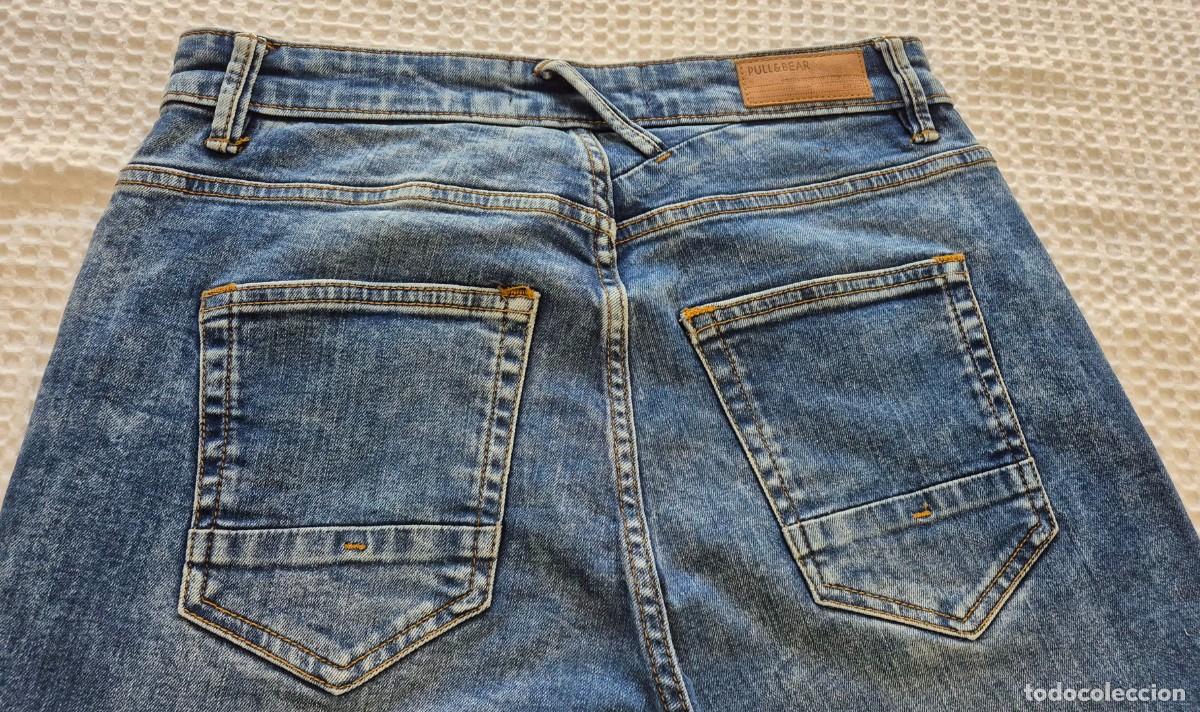 Segunda mano: Pantal&oacute;n ajustado vaquero azul rotos Pull&Bear - Foto 9