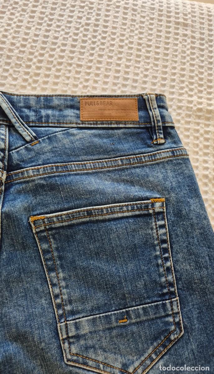 Segunda mano: Pantal&oacute;n ajustado vaquero azul rotos Pull&Bear - Foto 10