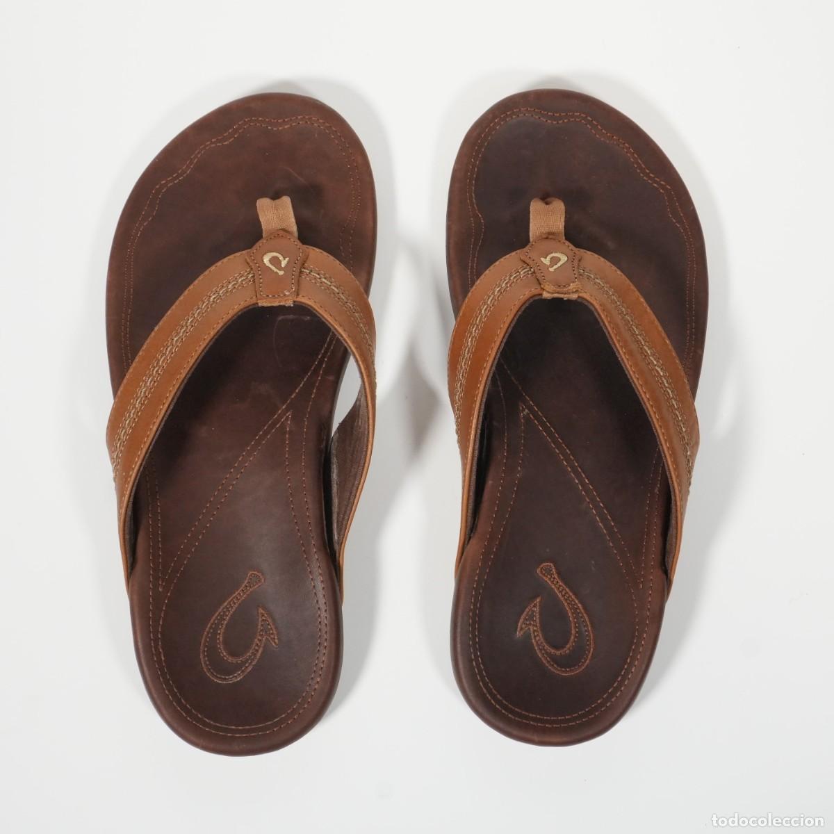 Segunda mano: CHANCLAS DE PIEL OLUKAI