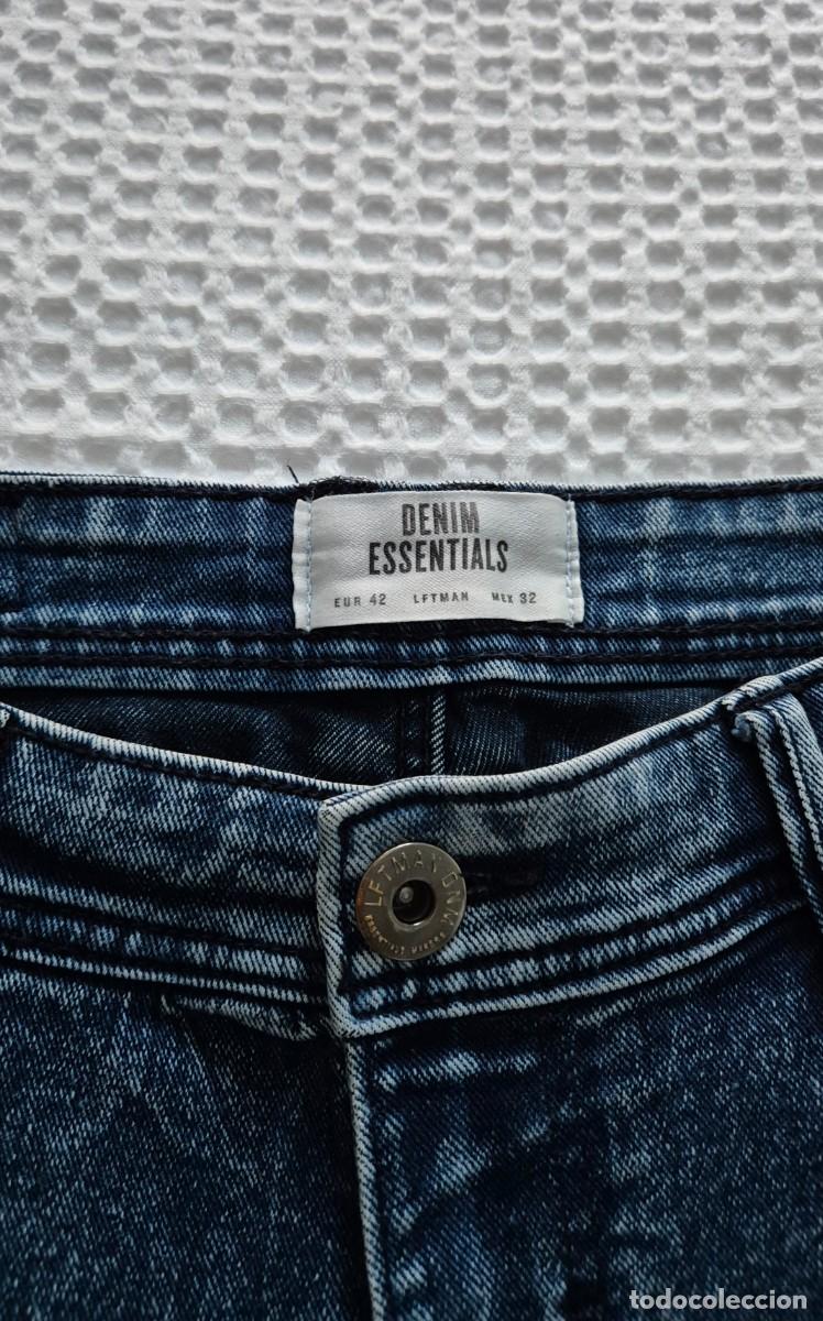 Segunda mano: Pantal&oacute;n pitillo vaquero azul oscuro Pull&Bear - Foto 5