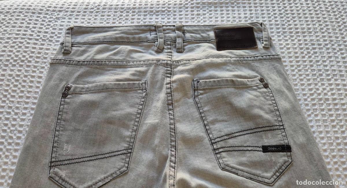 Segunda mano: Pantal&oacute;n gris ajustado vaquero Pull&Bear - Foto 8