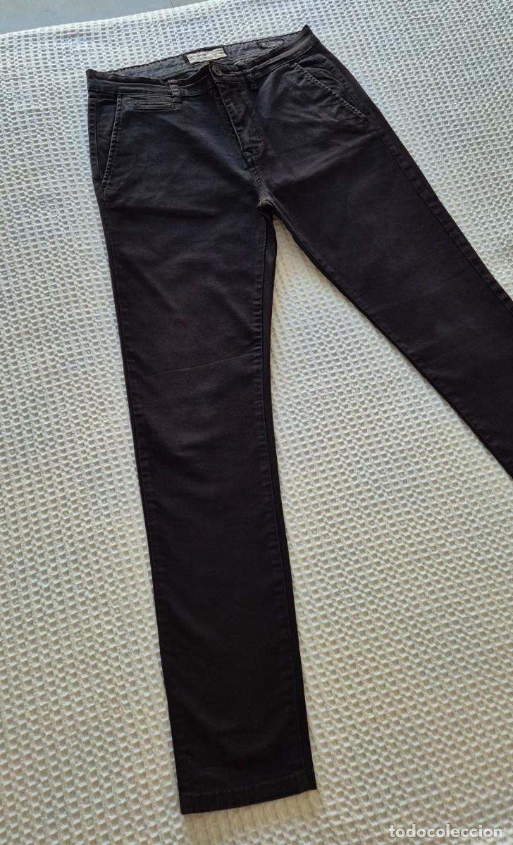 Segunda mano: Pantal&oacute;n negro de vestir ajustado Pull&Bear - Foto 2