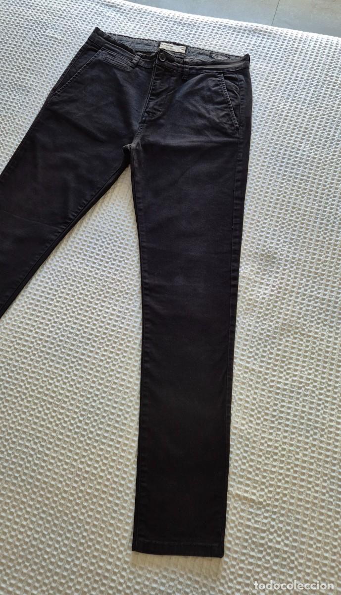Segunda mano: Pantal&oacute;n negro de vestir ajustado Pull&Bear - Foto 3