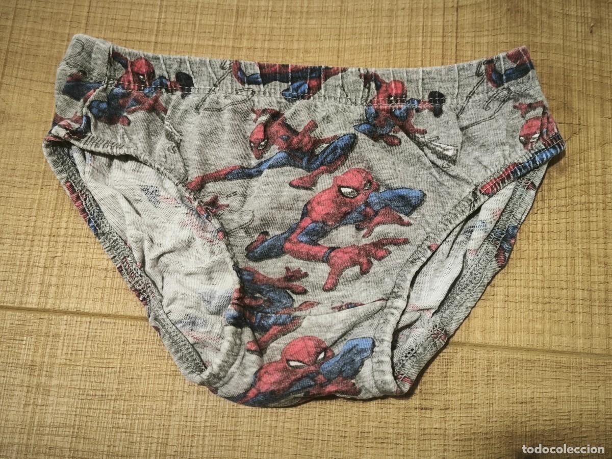 Segunda mano: Calzoncillo Slip Infantil Spiderman Oficial Marvel Talla 5-6 A&ntilde;os