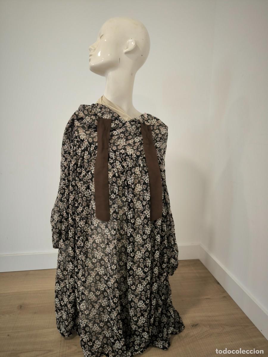 Segunda mano: Vestido Mujer Estampado Floral Con Lazo De Tul Talla S Elegante Rom&aacute;ntico