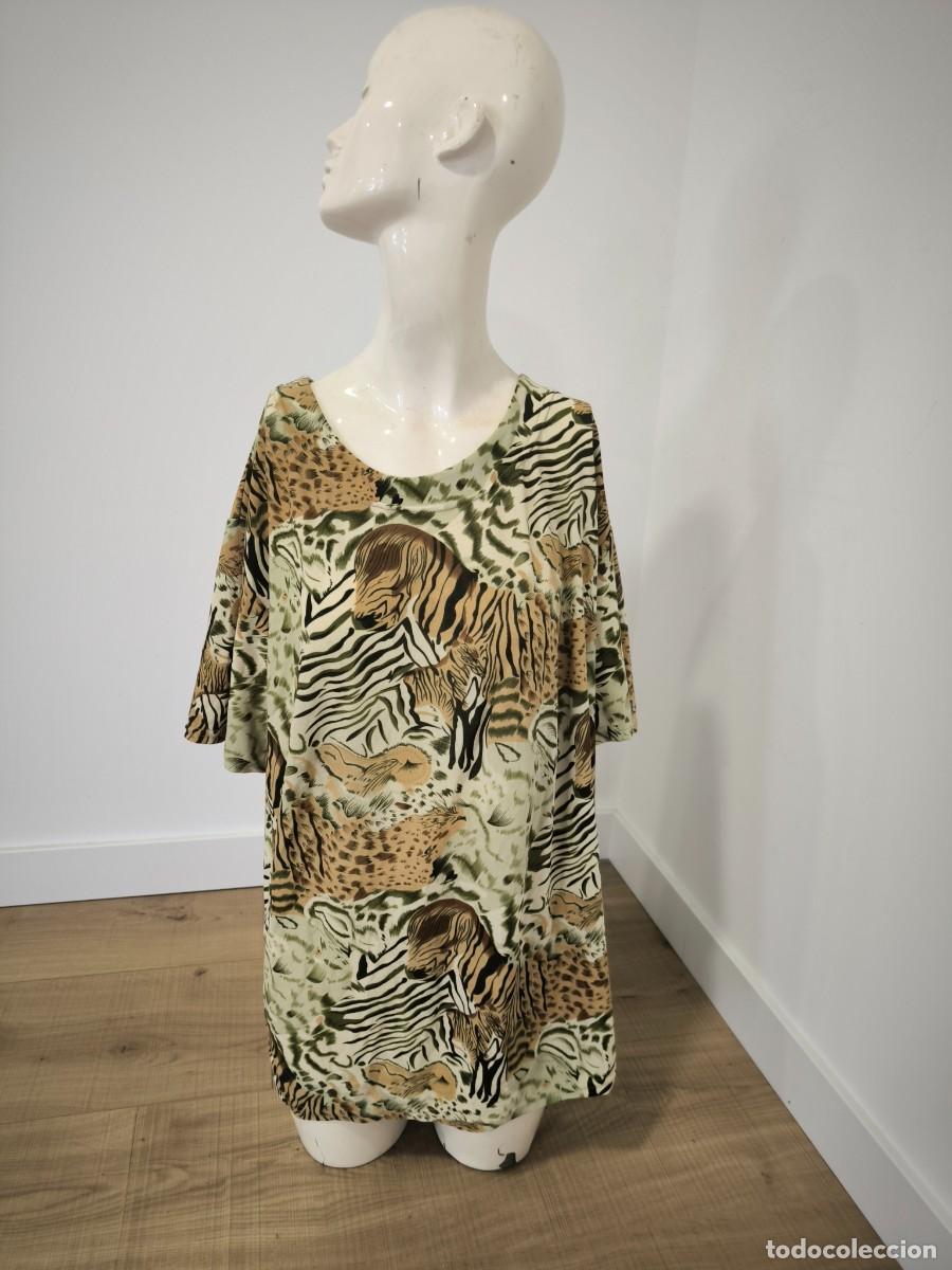 Segunda mano: Vestido Mujer Estampado Animal Print Cebras Leopardo Talla M-L Casual