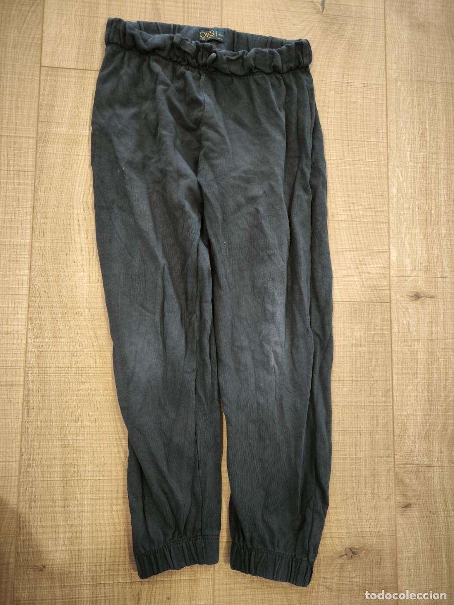 Segunda mano: Pantal&oacute;n Infantil Negro OVS Kids Talla 7-8 A&ntilde;os Jogger Casual Unisex