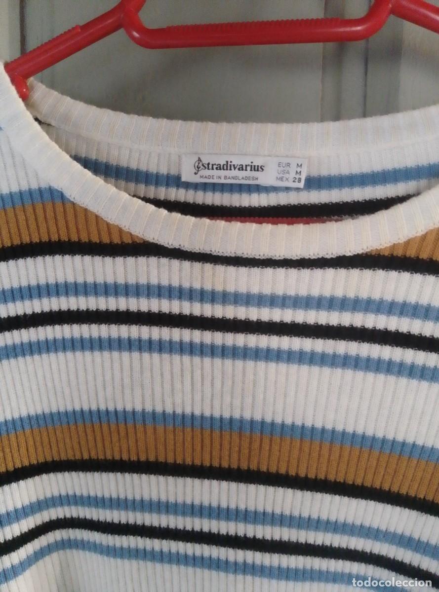 Segunda mano: Jersey rayas de algod&oacute;n. Stradivarius. Talla M - Foto 2