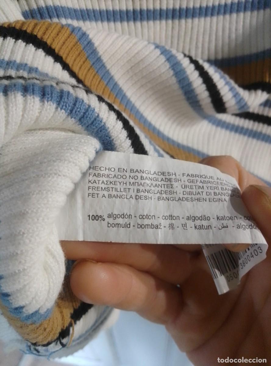 Segunda mano: Jersey rayas de algod&oacute;n. Stradivarius. Talla M - Foto 5