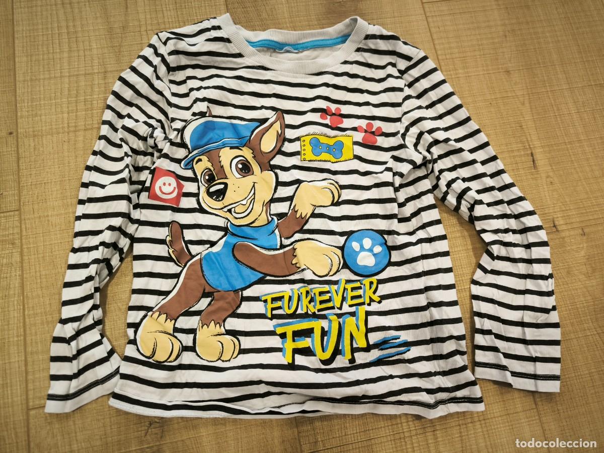 Segunda mano: Camiseta Patrulla Canina Chase Infantil Manga Larga Talla 8 A&ntilde;os Forever Fun
