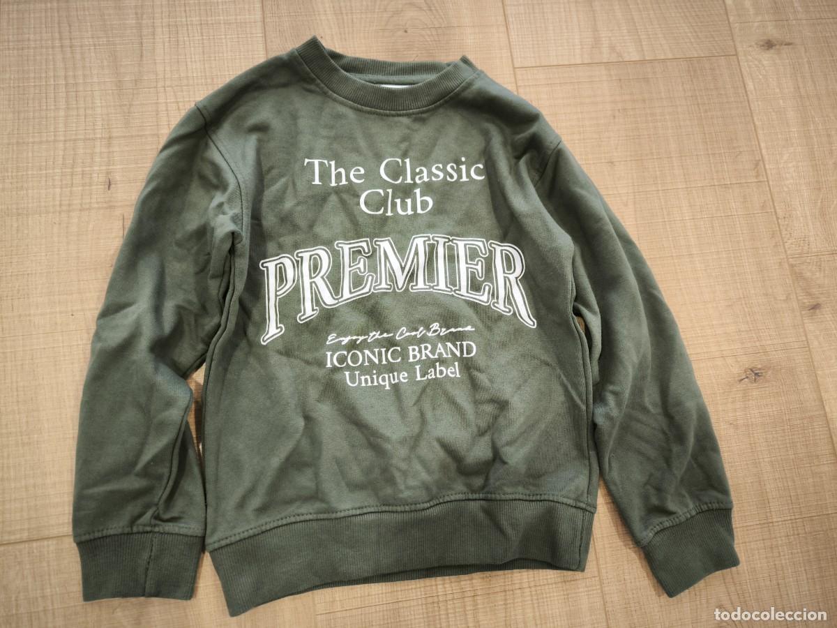 Segunda mano: Sudadera Infantil Verde Premier The Classic Club Talla 8 A&ntilde;os Casual Deportiva