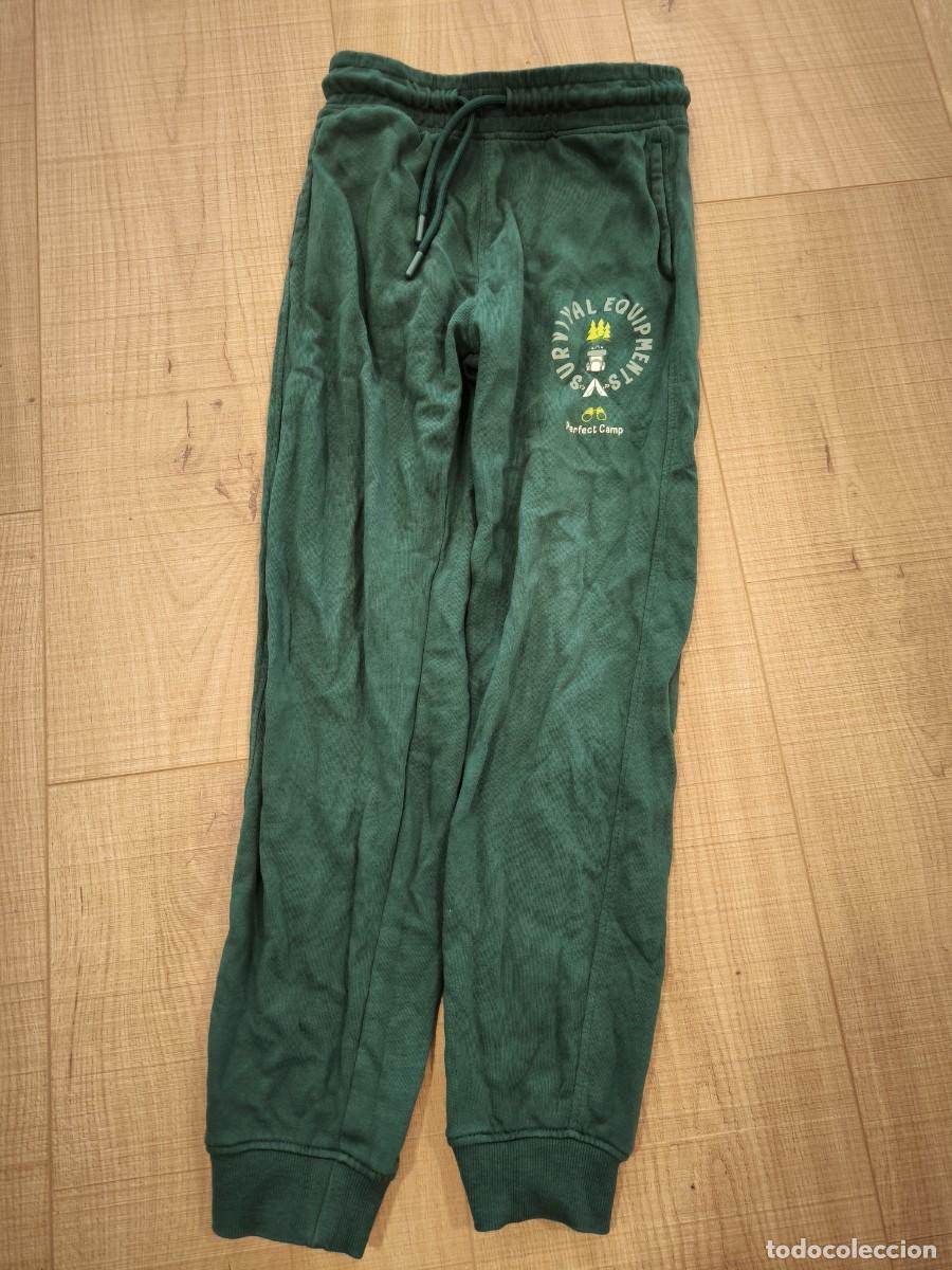 Segunda mano: Pantal&oacute;n Ch&aacute;ndal Infantil Verde Talla 8 A&ntilde;os Deportivo Survival Equipments Muy C&oacute;modo