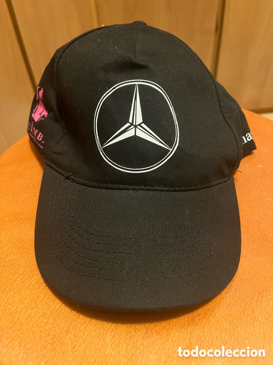 Segunda mano: Gorra MERCEDES AQUINAGA. Asociaci&oacute;n de c&aacute;ncer de mama de Bizkaia. ACMBI. Negra. Con belcro. Sin uso.