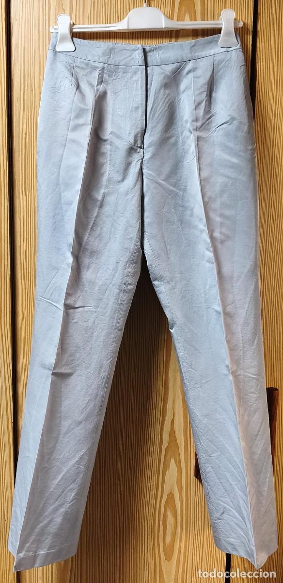 Segunda mano: RB 264 Pantal&oacute;n azul celeste - Carmen Ramilans - T 44 - Algod&oacute;n y Cupro
