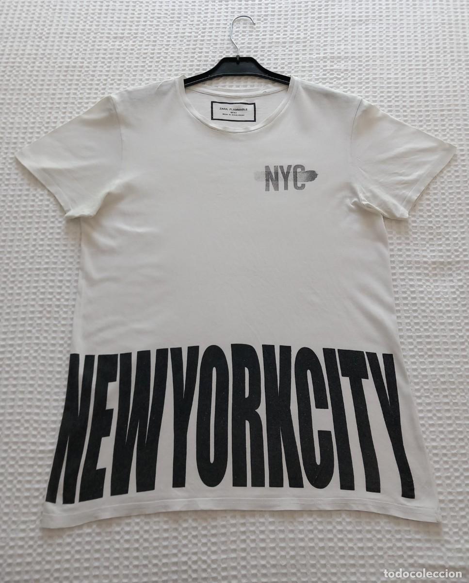Segunda mano: Camiseta blanca y negra New York City Zara