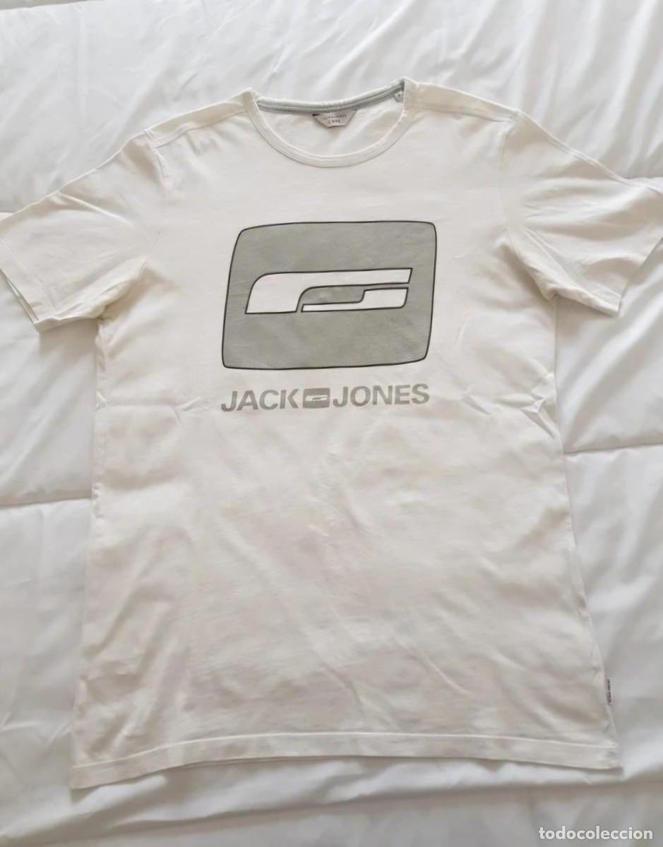 Segunda mano: Camiseta blanca con logo gris Jack&Jones