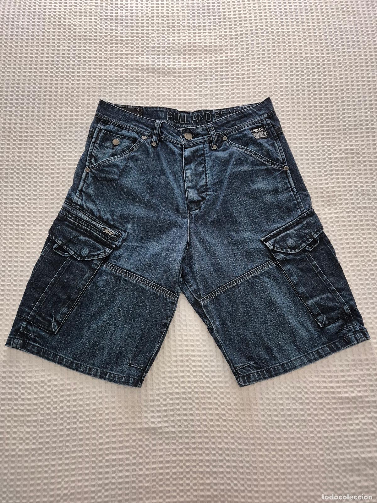 Segunda mano: Pantal&oacute;n Vaquero Corto Azul Oscuro Pull&Bear