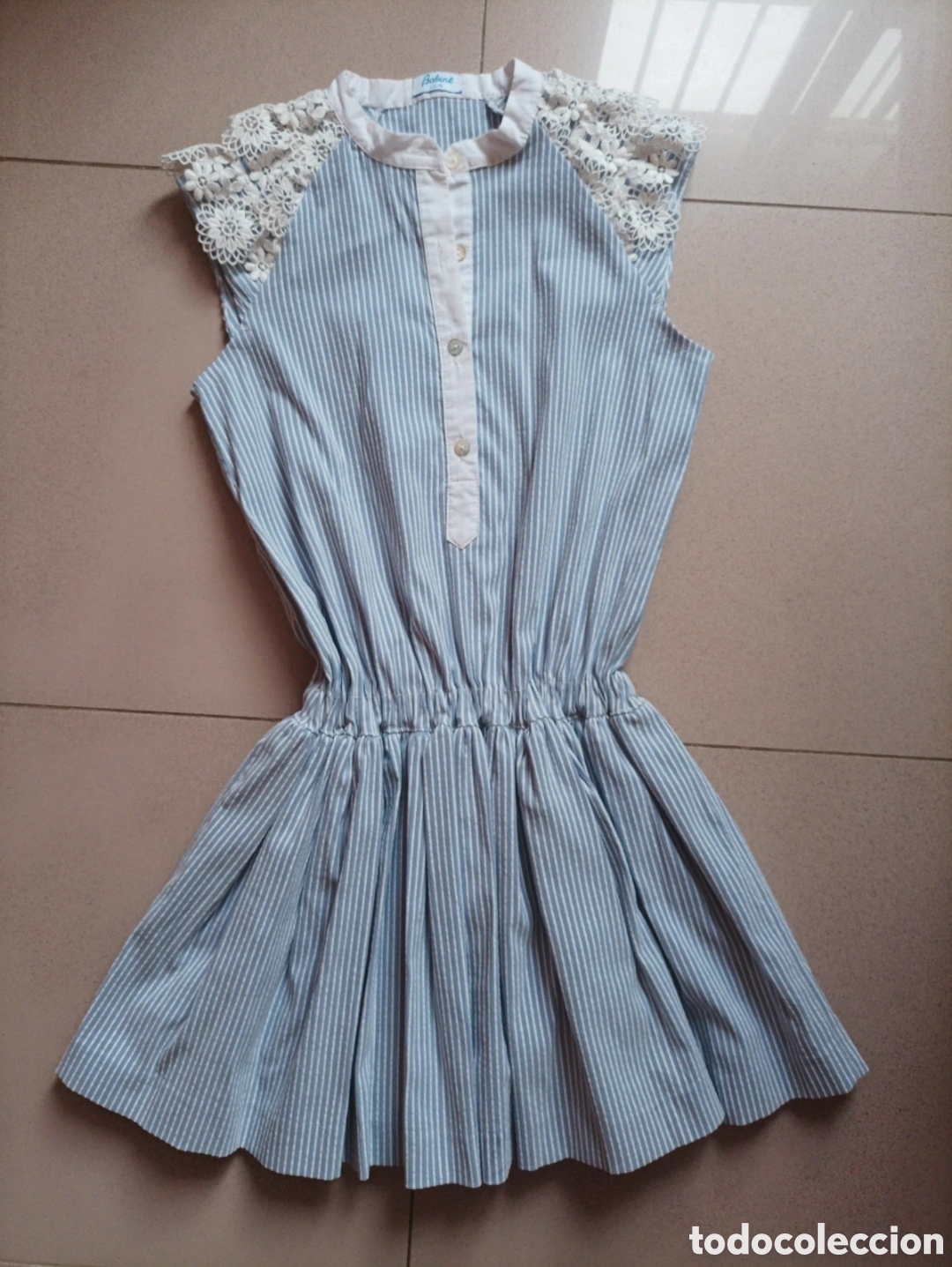 Segunda mano: Vestido Babin&eacute; Ni&ntilde;a Talla 12 A&ntilde;os Rayas
