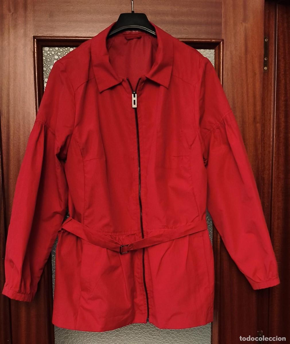 Segunda mano: RBI 87 - Cazadora / Chaqueta cortaviento roja Woman Borsache - T L - 100% Nylon