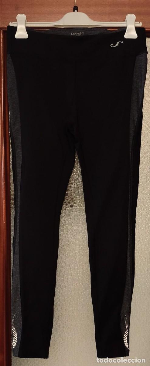 Segunda mano: RBE3 - Leggins negro - Mango Sport - T L - Poliamida - elastano - Largo 90cm y cintura 38cm