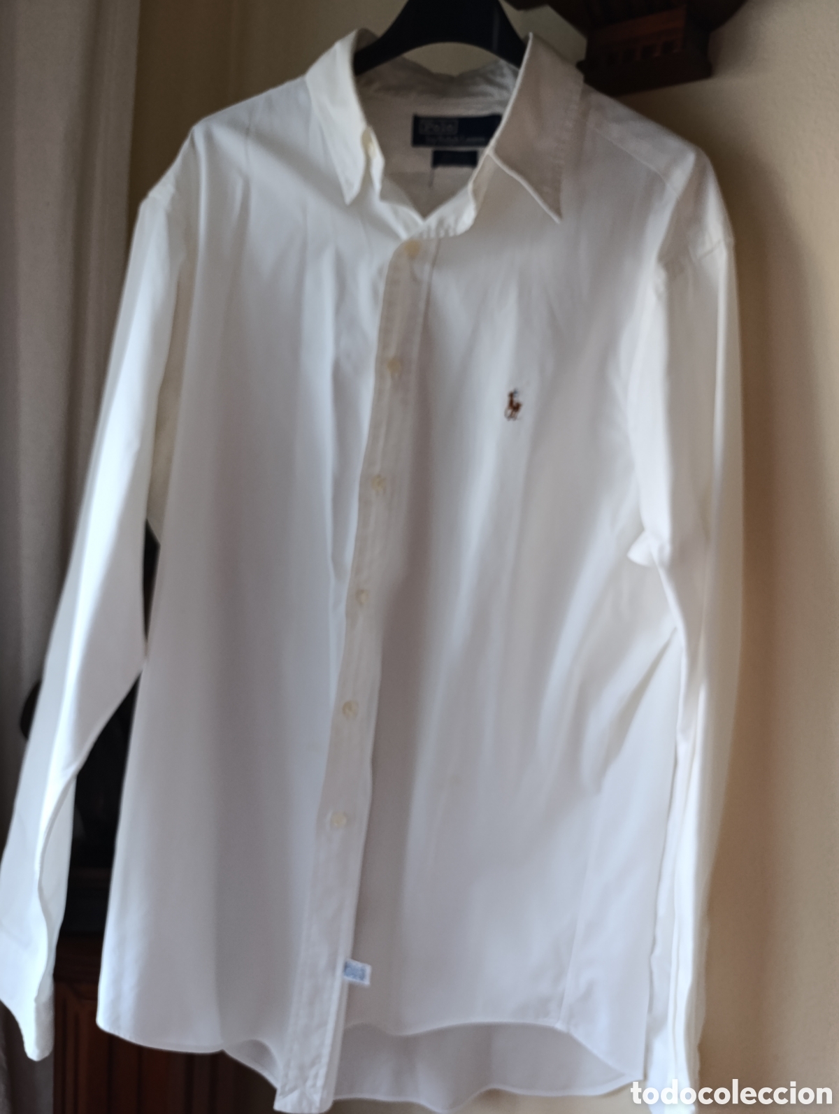 Segunda mano: Camisa Polo Ralph Lauren de caballero color blanco