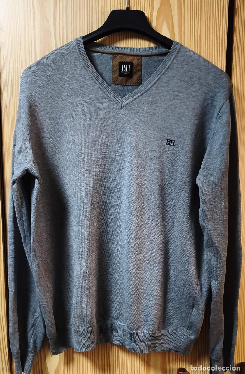 Segunda mano: RBH 35 - Jersey gris Pedro del Hierro sport - T S - mangas con coderas
