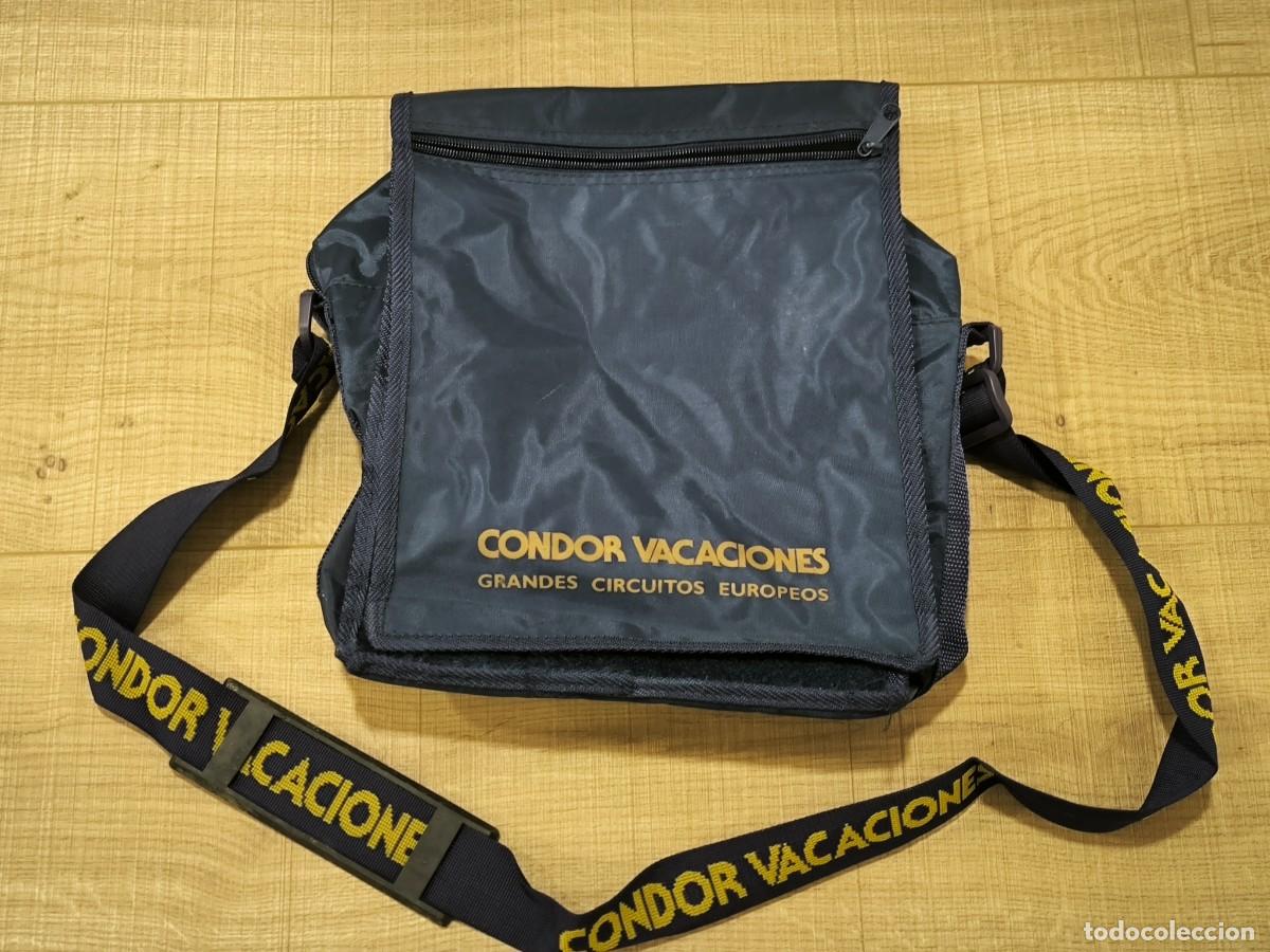 Segunda mano: Bolso Bandolera Vintage C&oacute;ndor Vacaciones &ndash; Bolsa De Viaje Retro Promocional A&ntilde;os 90
