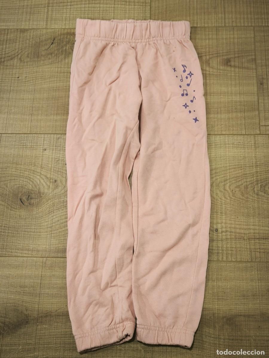 Segunda mano: Pantal&oacute;n Ch&aacute;ndal Ni&ntilde;a Rosa Con Notas Musicales &ndash; Talla 5-6 A&ntilde;os &ndash; C&oacute;modo Y Bonito