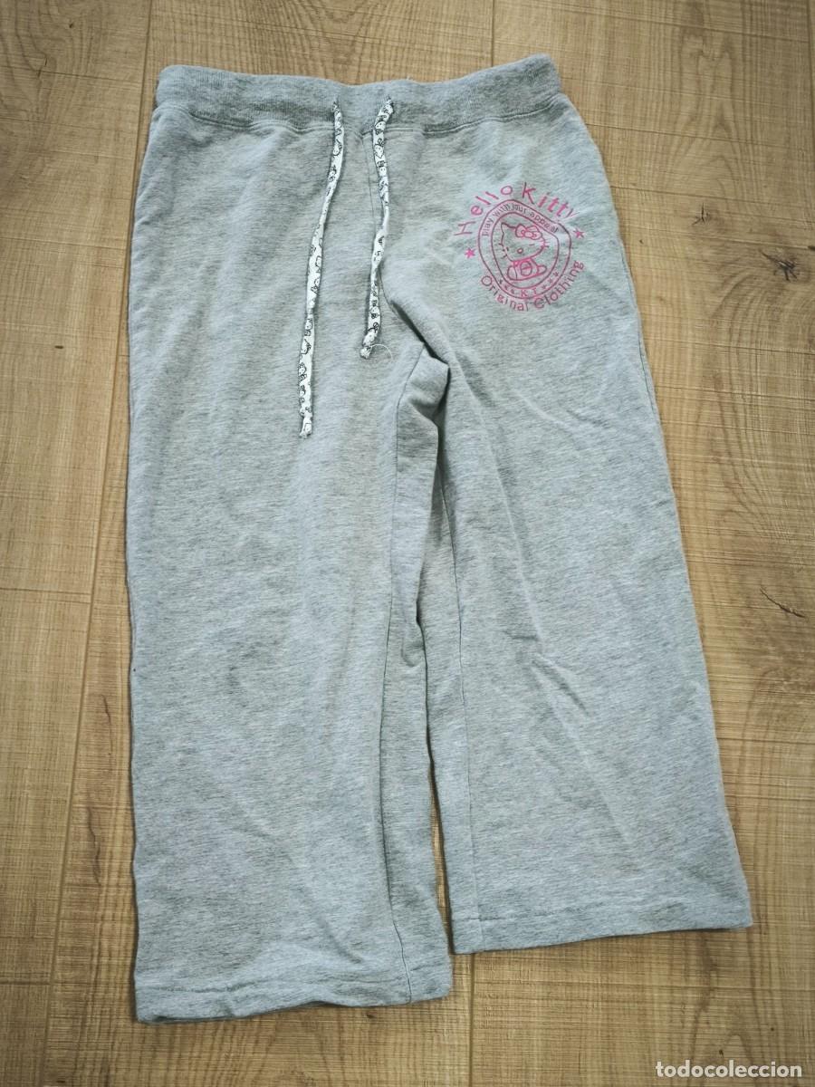 Segunda mano: Pantal&oacute;n Ch&aacute;ndal Hello Kitty Gris Talla 12 A&ntilde;os &ndash; Comodidad Y Estilo Kawaii Original