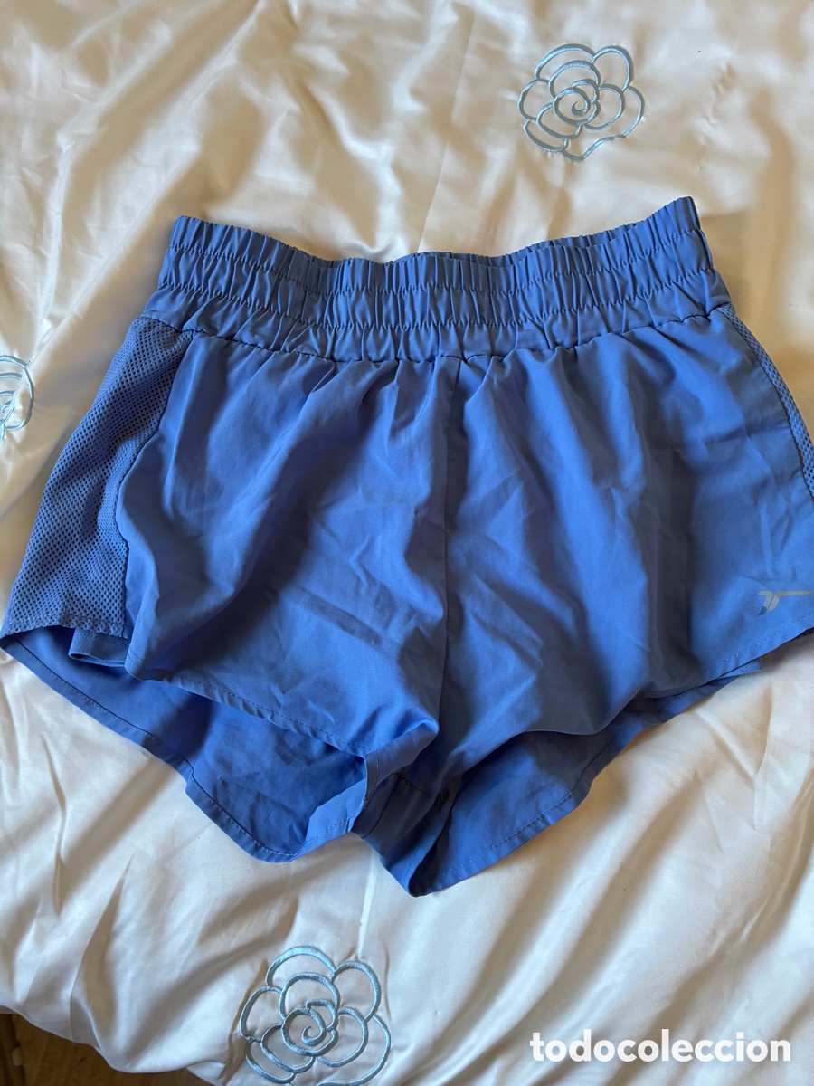 Segunda mano: Pantal&oacute;n corto running / deporte Tenth azul (Talla S)