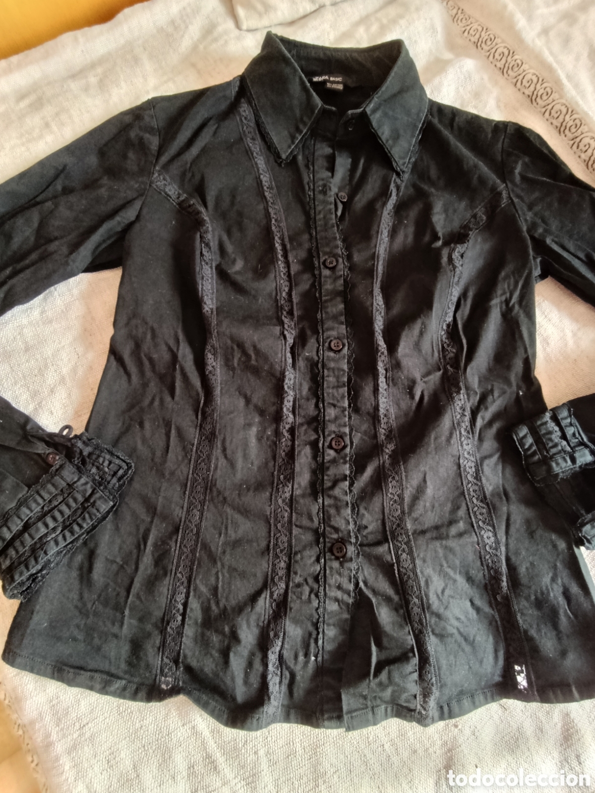 Segunda mano: Camisa negra de mujer