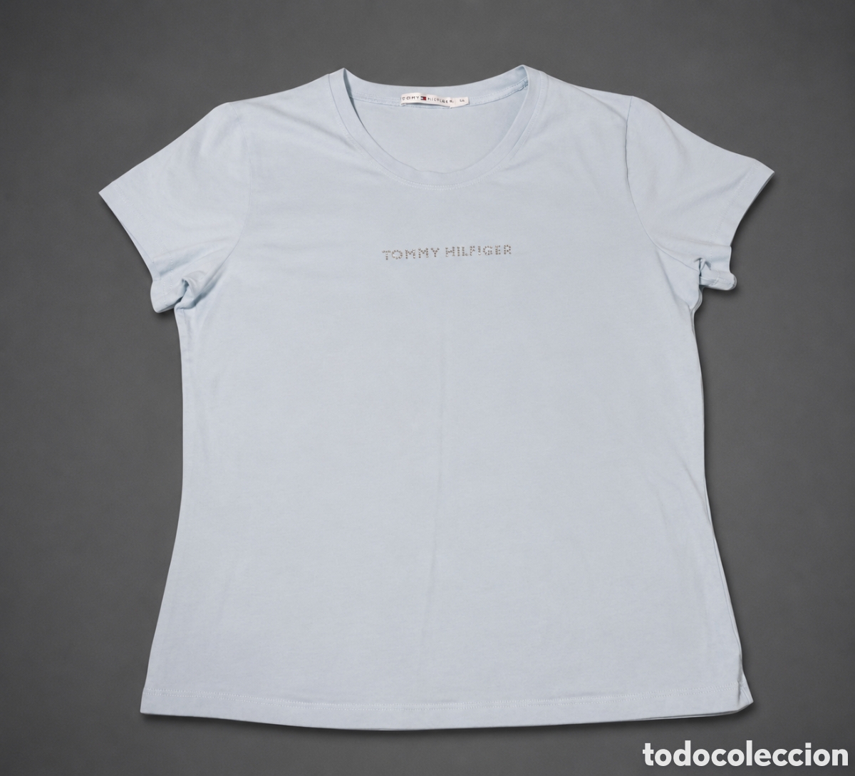 Segunda M&atilde;o: Camiseta Tommy Hilfiger azul claro talla 2XL juvenil