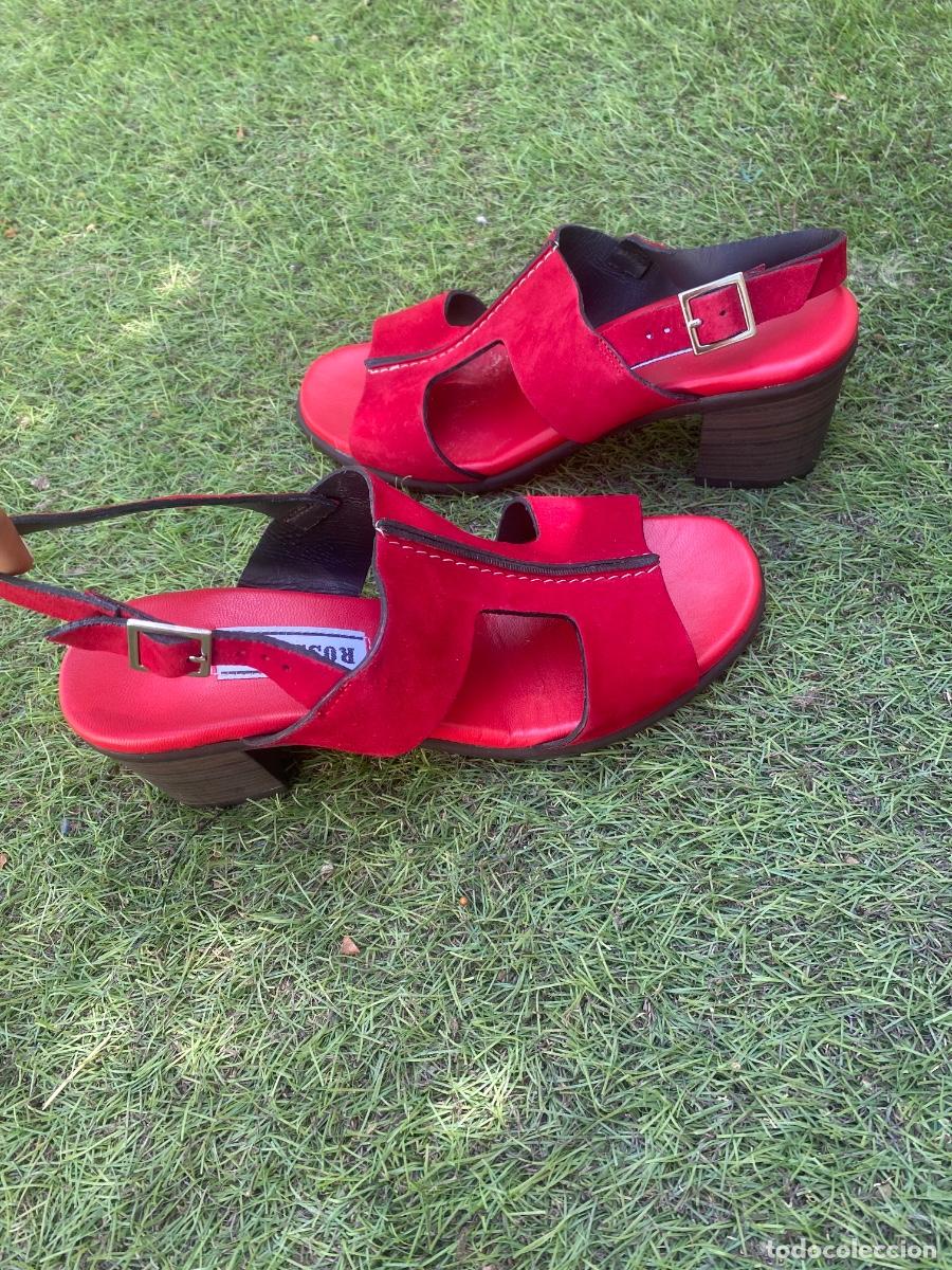 Segunda mano: Sandalias Rosselli rojo - Foto 2