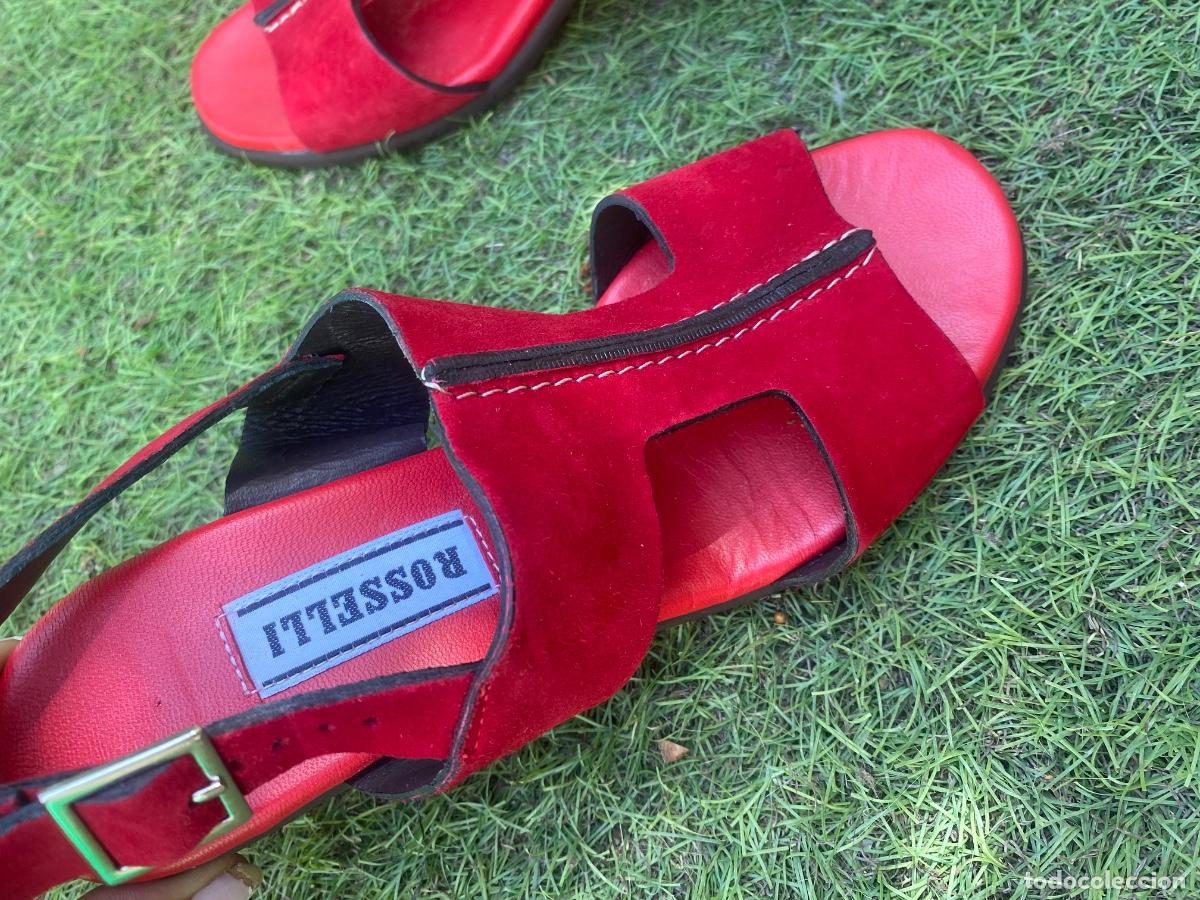 Segunda mano: Sandalias Rosselli rojo - Foto 3