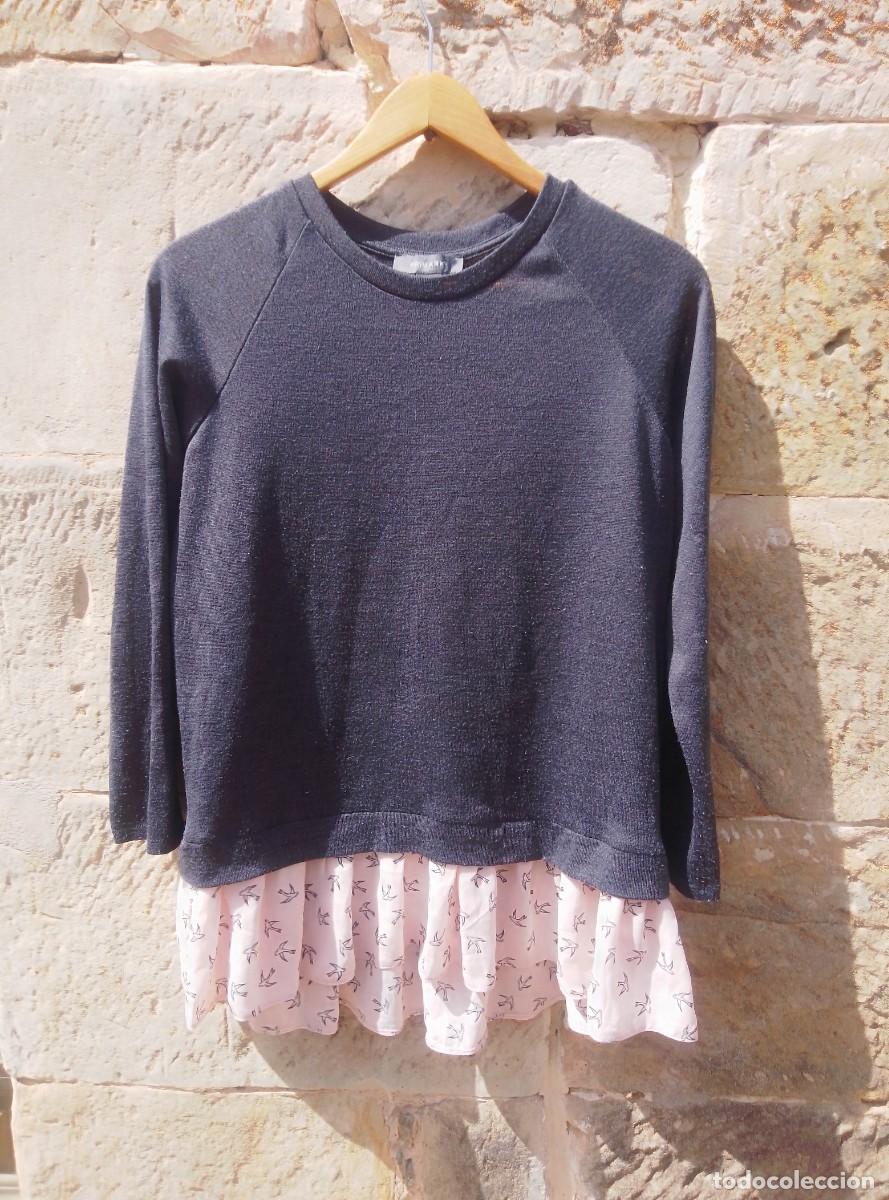 Segunda mano: Original jersey de punto fino con simulaci&oacute;n de blusa debajo. Primark. Talla 36. Oversize